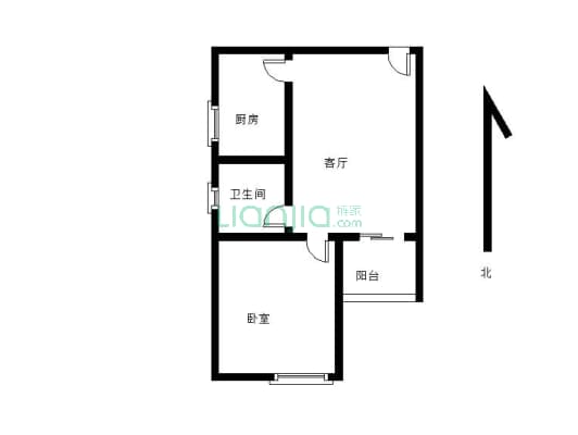 沃尔玛后面 电梯1房 配套设施齐全 交通便利 出行方便