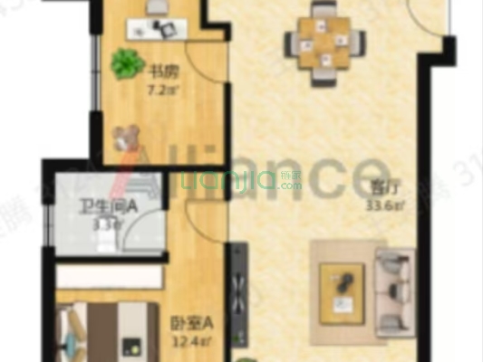 房子户型好，大社区，绿化好，配套全-户型图