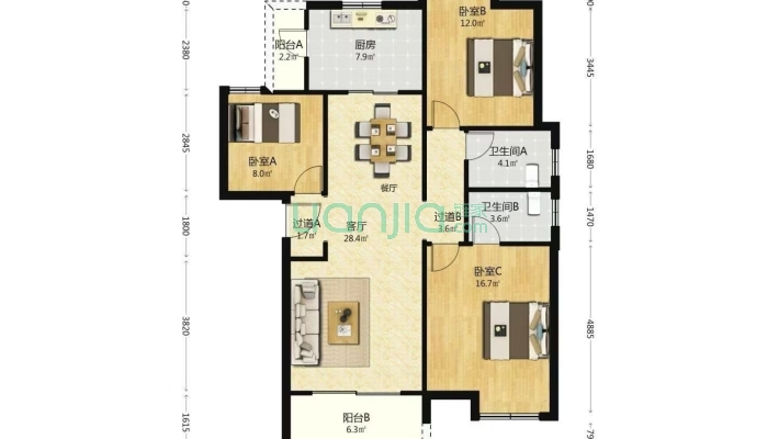 友谊花城二手房实景图