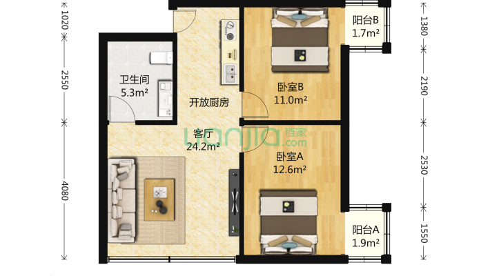申乐大厦二手房实景图