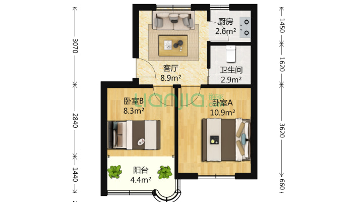 万寿新村六区二手房实景图