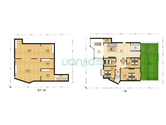 城南名著 4室1厅1卫 147平方