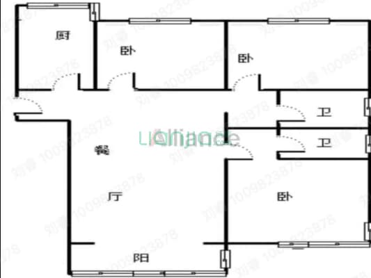 集中供暖 全天采光无遮挡 房本满二 107国道旁出行方便-户型图