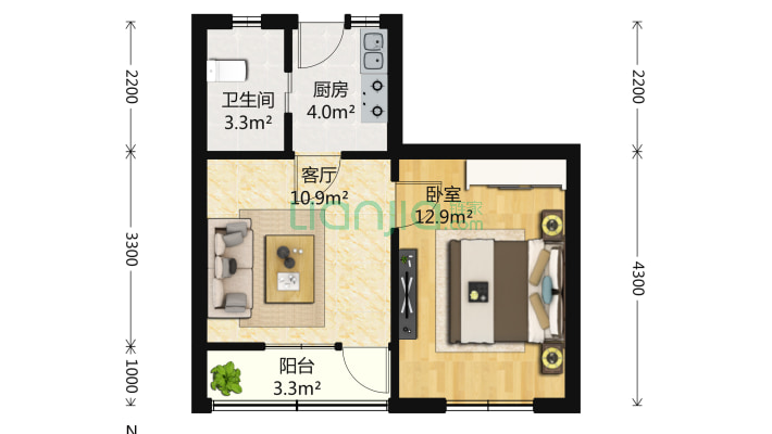 怡静园二手房实景图