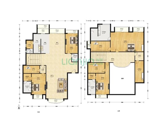 星河湾朗园 8室3厅5卫 598平方