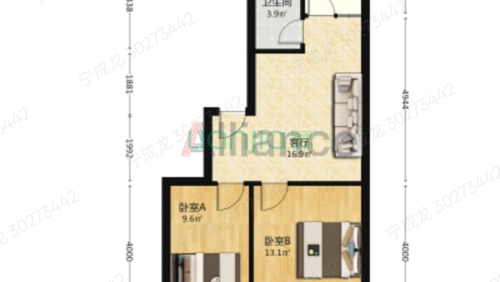 水利局三枢纽基地楼二手房实景图