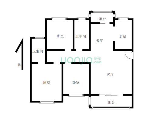 文庭雅苑，大三居133平，出门就是学，校-户型图