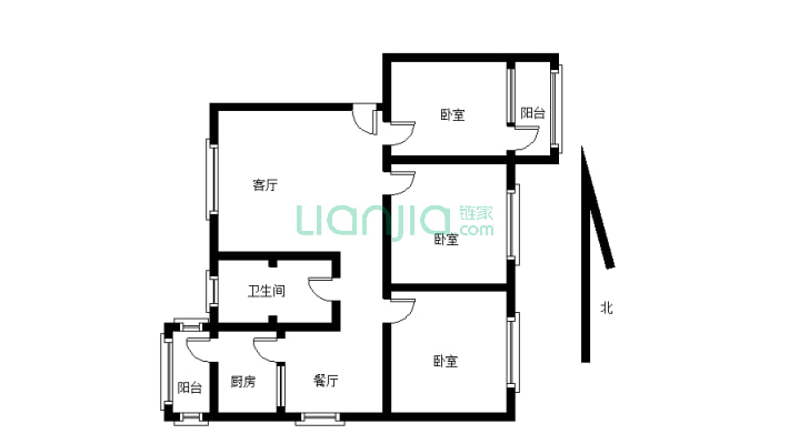 八粮店家属院二手房实景图
