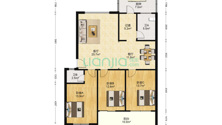 干休一所北院二手房实景图