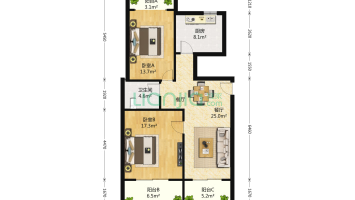 圣美邸二手房实景图
