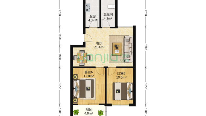 玉华苑一期二手房实景图