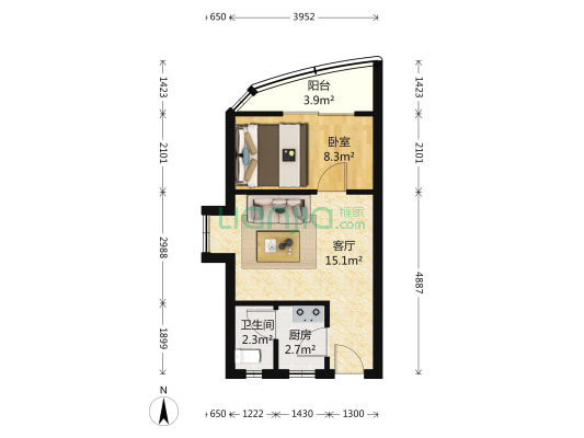 IBC MALL，近地铁3号线 满五唯一