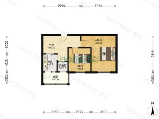 公摊小，楼层好，配套齐全，交通便利。-户型图