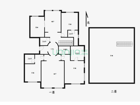 绿城百合公寓  乌鲁木齐品质楼盘   4层别墅-户型图