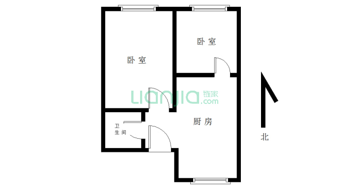 托配家属楼二手房实景图