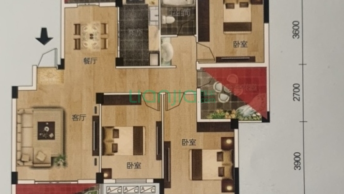 汪集商业步行街二手房实景图