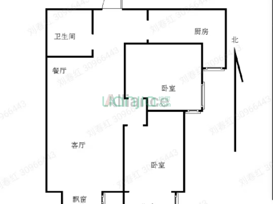 此房电梯房，中间楼层，采光充足，房本满五-户型图