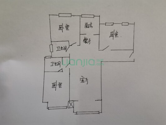 新社区小区环境好，园林式绿化，人车分流，配套齐全-户型图