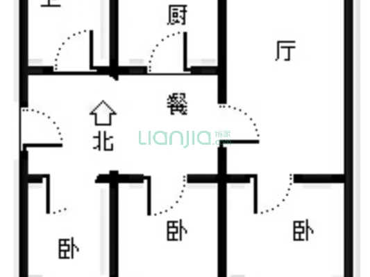 小区发展成熟，空气清新，适合居住!-户型图
