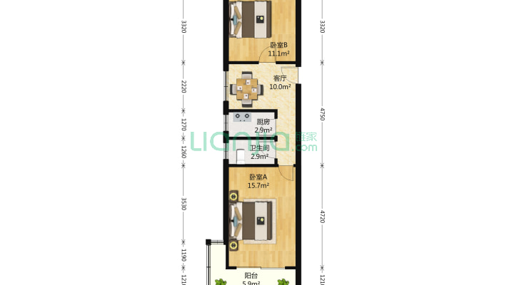 南站阳光小区二手房实景图