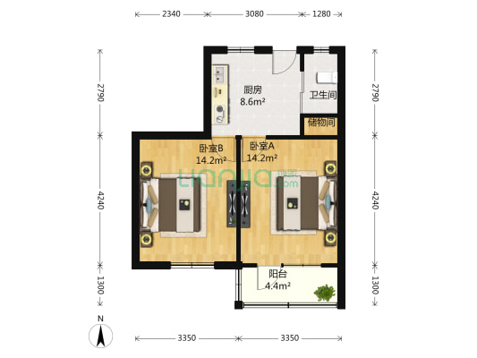 德华路475号 2室1厅1卫 0平方