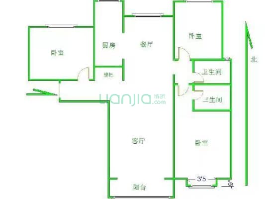 主城区 繁华地段 诚意出售 刚需之选-户型图