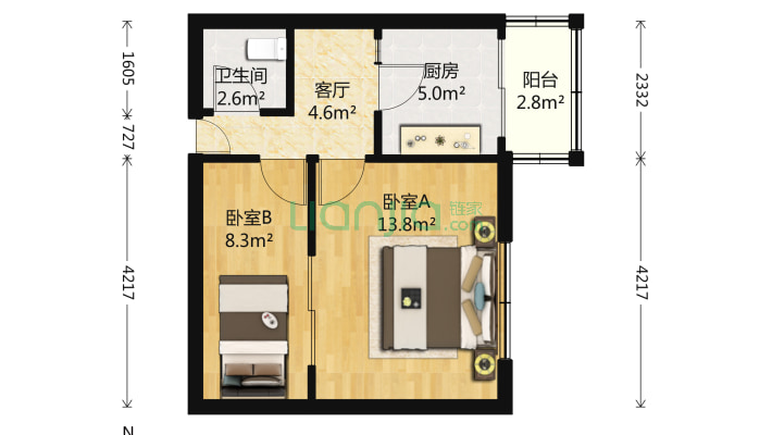 万寿寺小区二手房实景图
