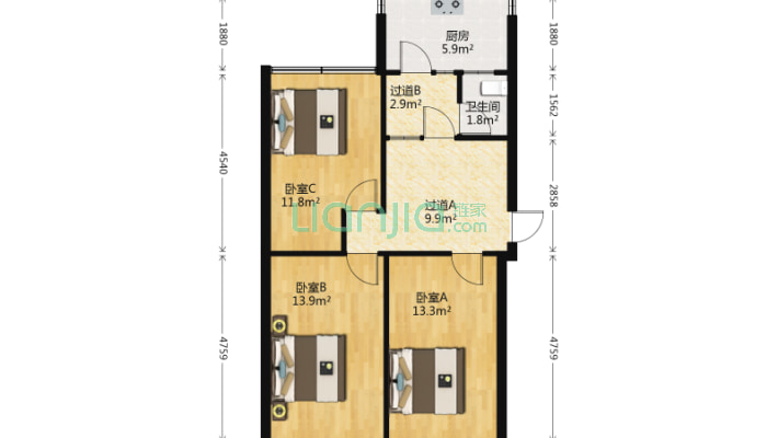 福海小区二手房实景图