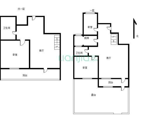 高铁华融现代城，一层带花园，外加50平左右下跃-户型图