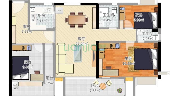 西洋尊品二手房实景图