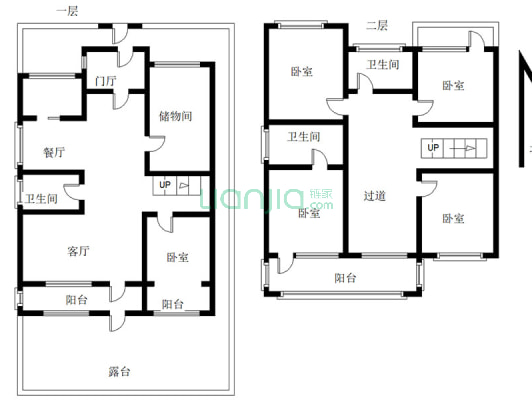 独栋别墅 带装修，看房方便，北二环-户型图