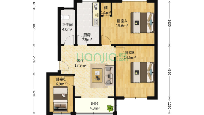 彩香路10号二手房实景图