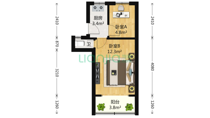 上中路100弄二手房实景图
