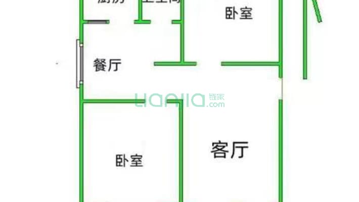 和平里电业局宿舍二手房实景图