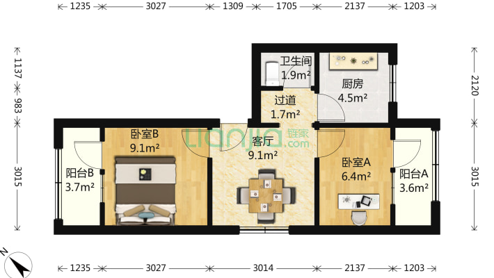 清江南街9号二手房实景图