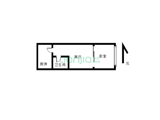 金百合北区，中间楼层，交通便利，出行方便-户型图