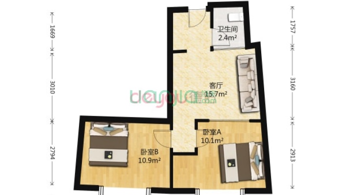 东光国际公寓二手房实景图