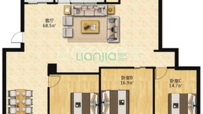 一拂街二手房实景图