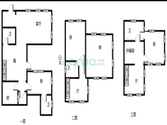 京都颐和城     南北通透   带庭院    交通方便-户型图