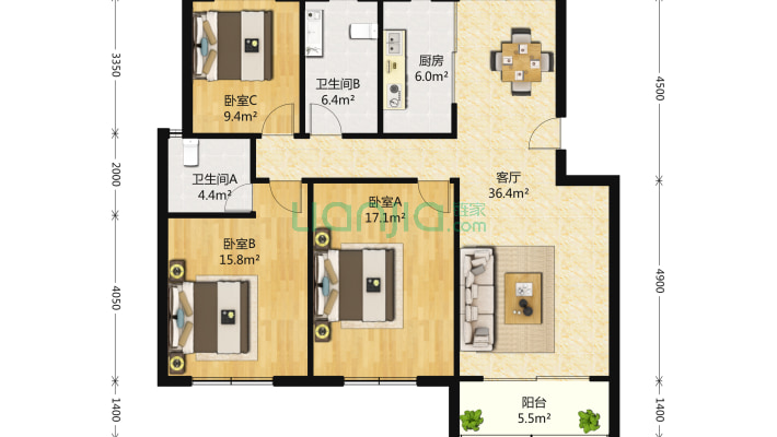 宝虹家园二手房实景图