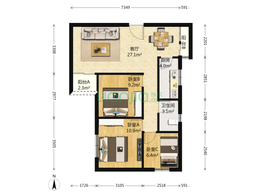 业主诚心卖，楼下就是地铁口 适合住家