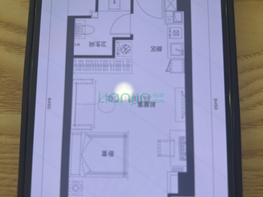 万科城际之光一居室 户型方正 全天采光-户型图