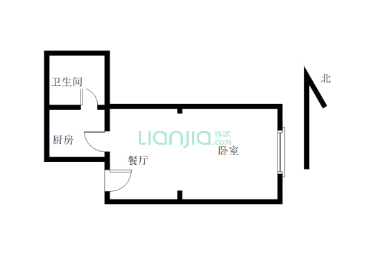 金百合小区 独立厨房 独立卫生间-户型图