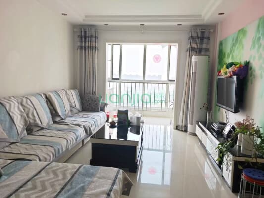 德信公园旁翡翠城自住标准装修两居出售税费低-户型图