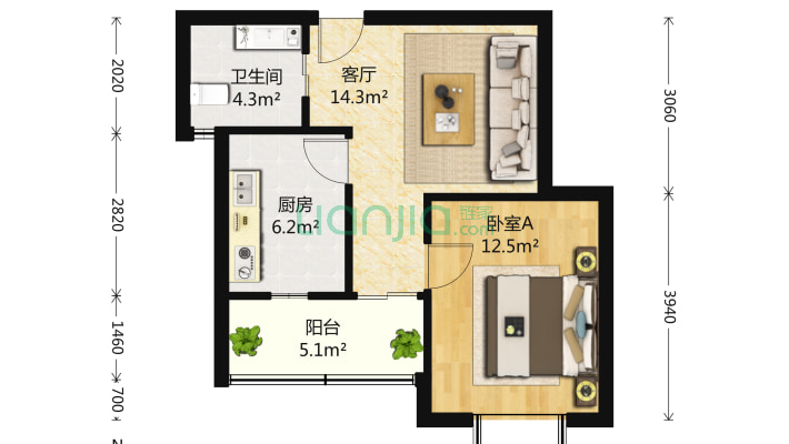 知雅园二手房实景图