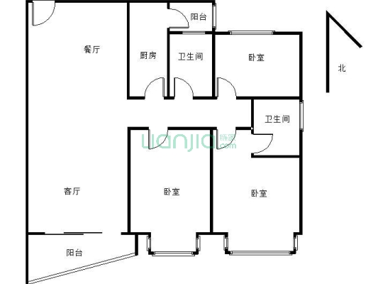 叠彩园 南向三房两卫 格局方正 安静望花园