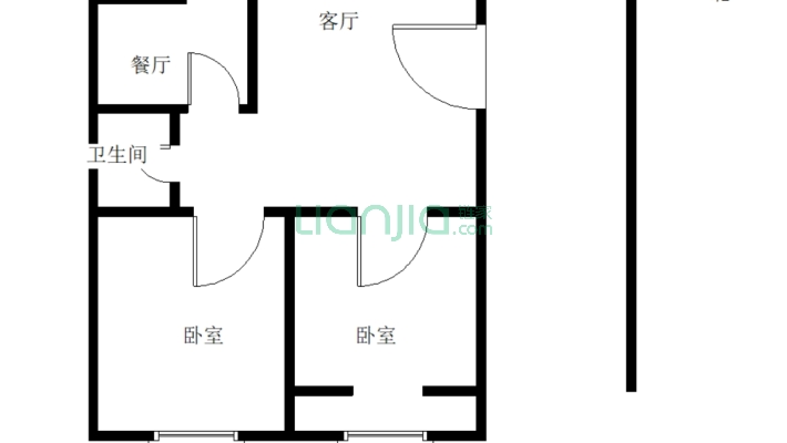 肉联厂家属楼二手房实景图