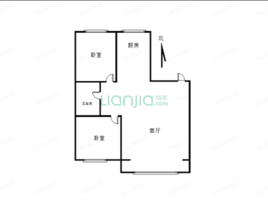 出售福雅东居2-1-1-1 103.00m² 68 万-户型图