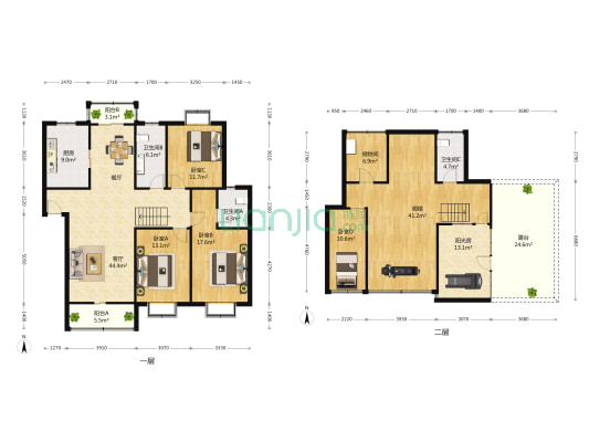 凌兆丁香苑 4室2厅2卫 131平方