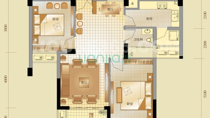 白领公寓二手房实景图